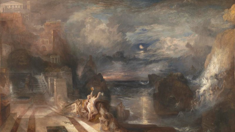 The Parting of Hero and Leander by Joseph Mallord William Turner 1837