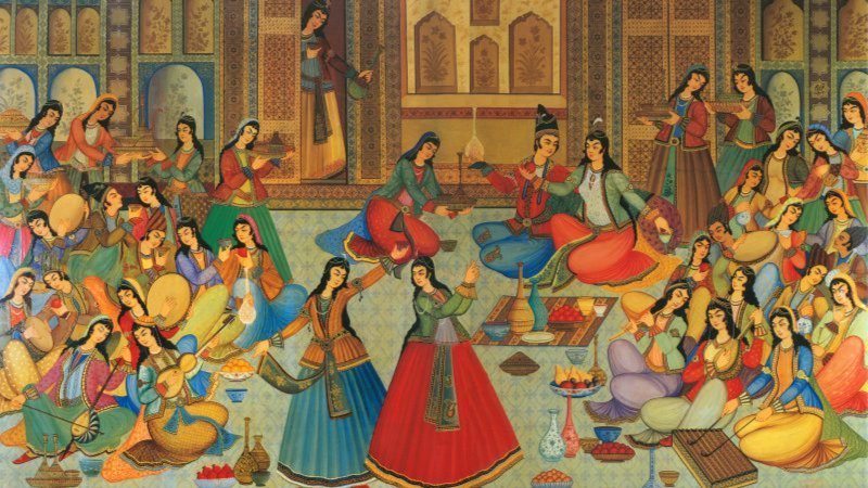 unknown name and artist. (Potentially) Yaldā night celebration