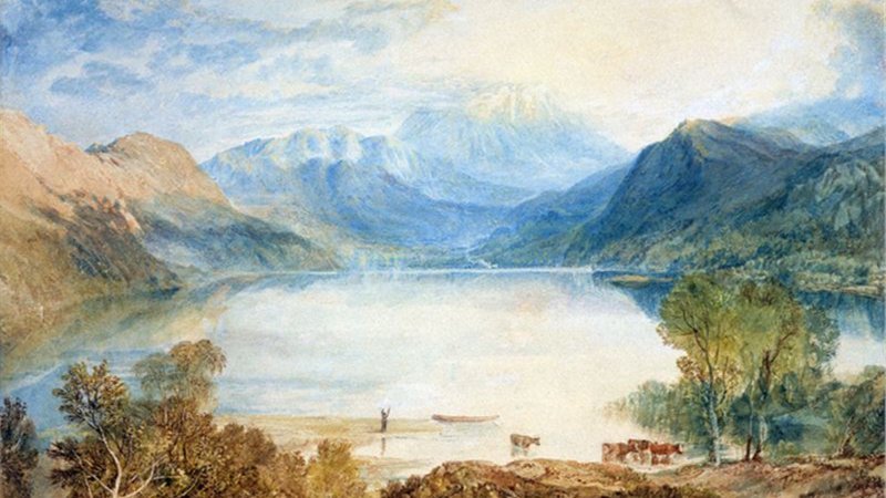 Ullswater from Gobarrow Park. J.M.W. Turner 1819