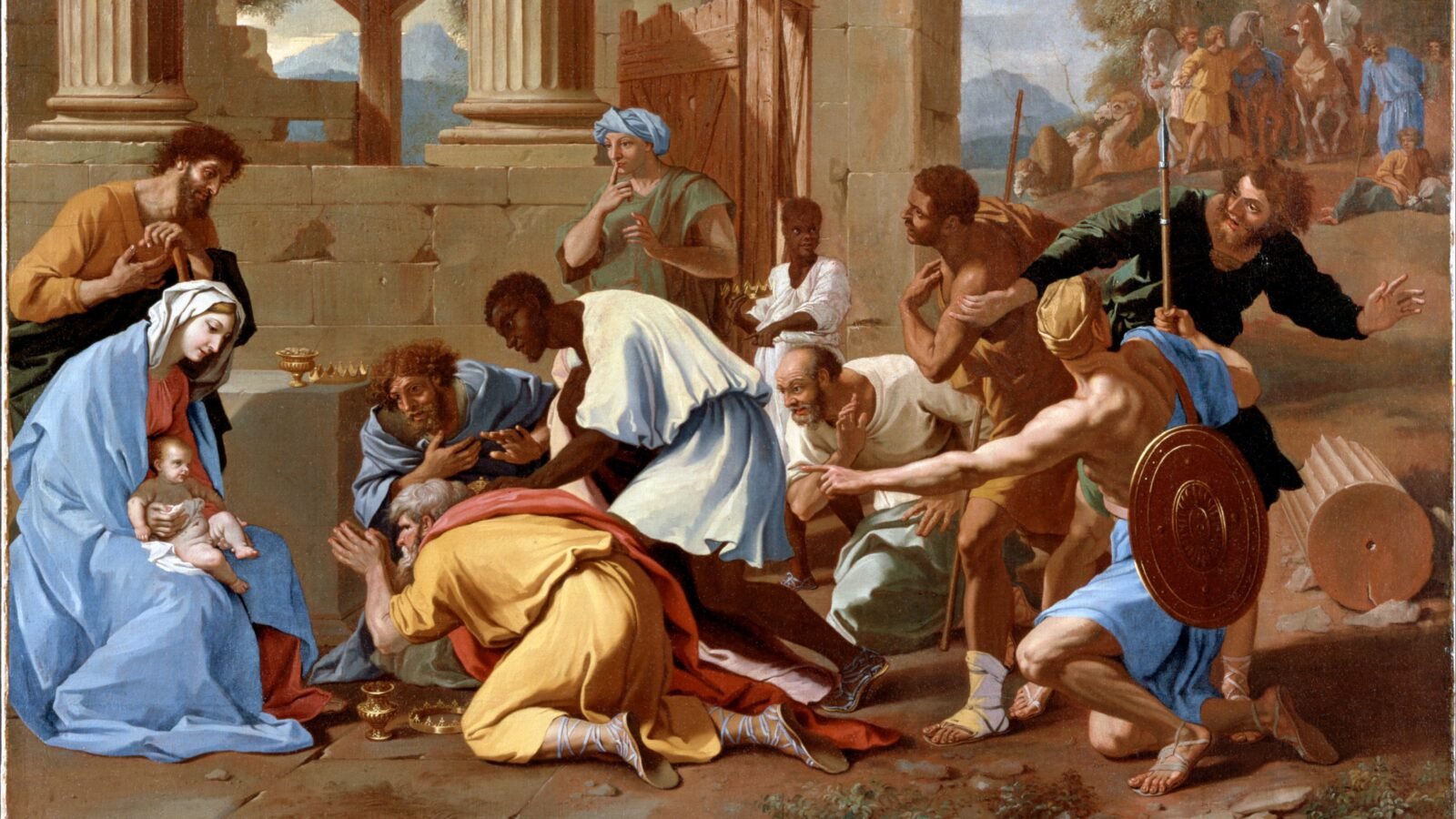 The Adoration of the Magi 1633 by Niccolò Possino