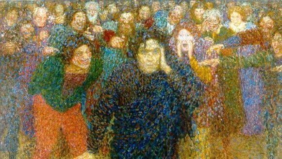 The Genius and the Crowd 1909 by Yeghishe Tadevosyan