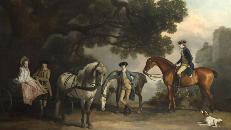 George Stubbs, The Milbanke and Melbourne Families 1769 by George Stubbs
