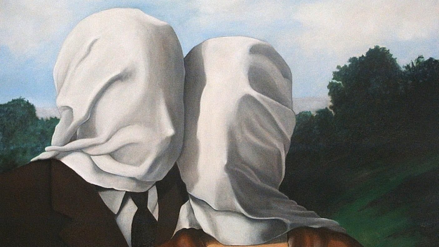 The Lovers I, 1928 by Rene Magritte