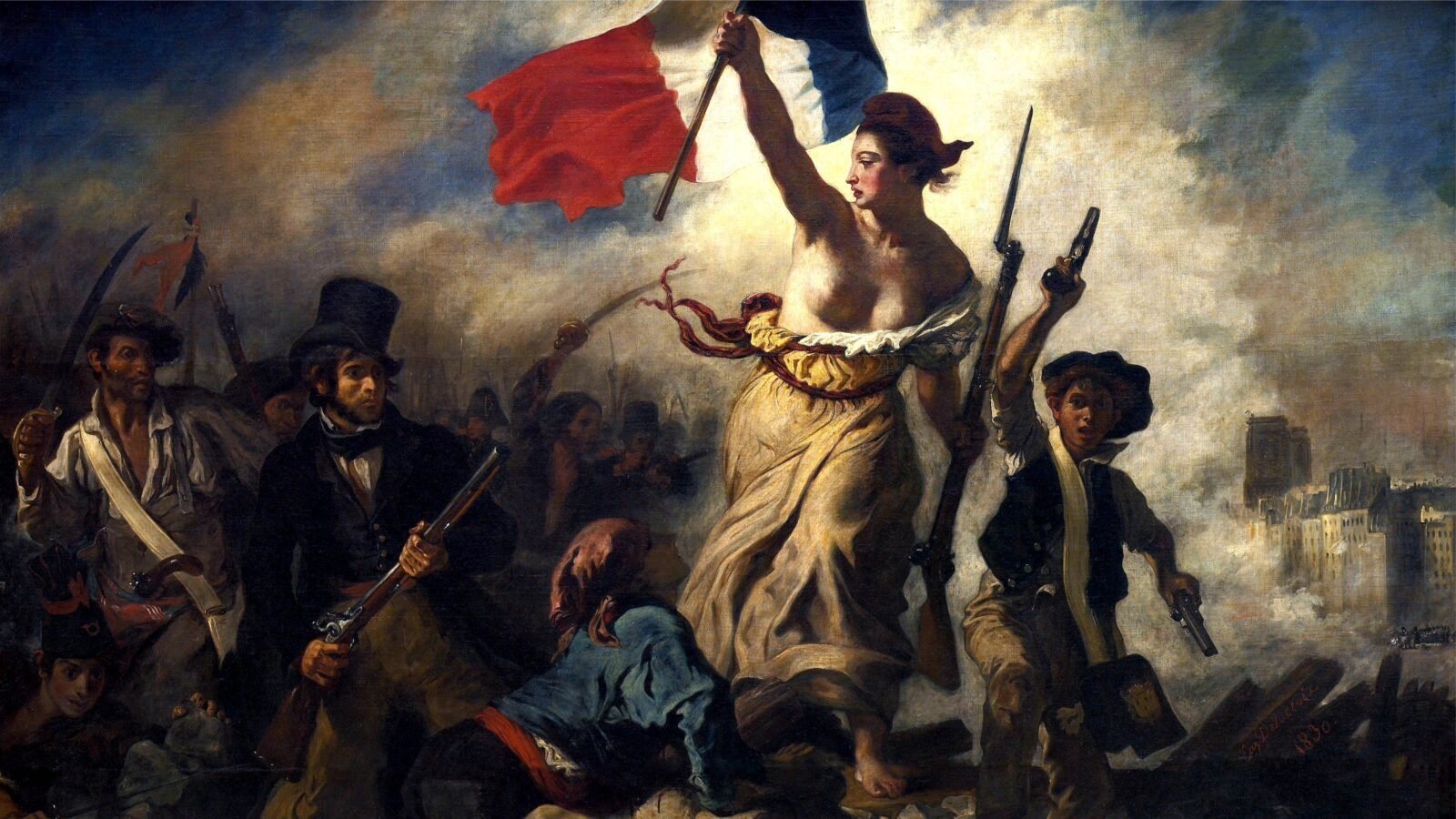 Liberty Leading the People 1830 by Eugène Delacroix