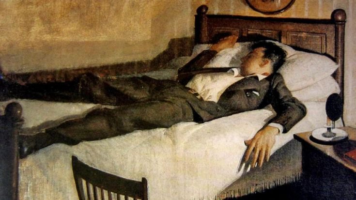 Young Man Sleeping 1935 by William Dobell