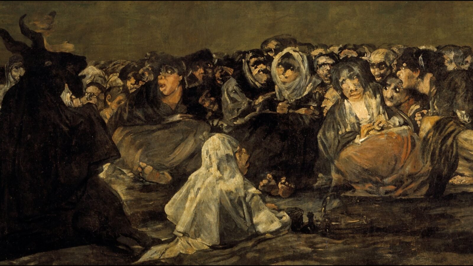 Witches Sabbath 1823 by Francisco Goya