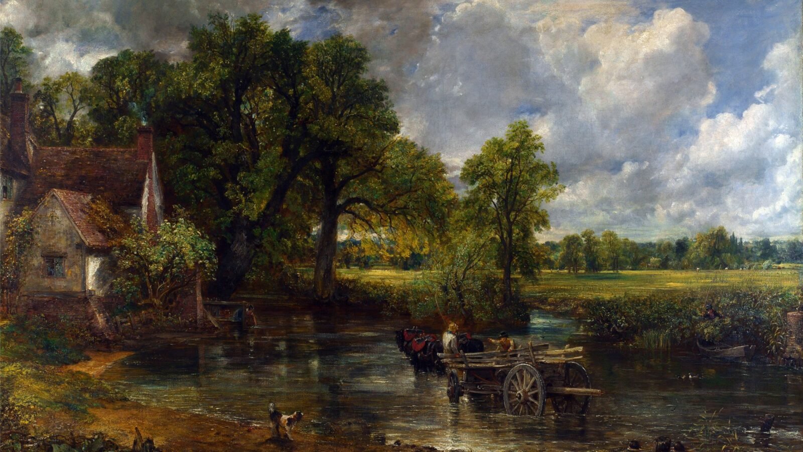 The Hay Wain 1821 by John Constable