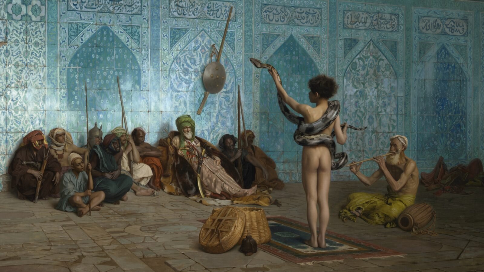 Le charmeur de serpents 1879 by Jean-Léon Gérôme