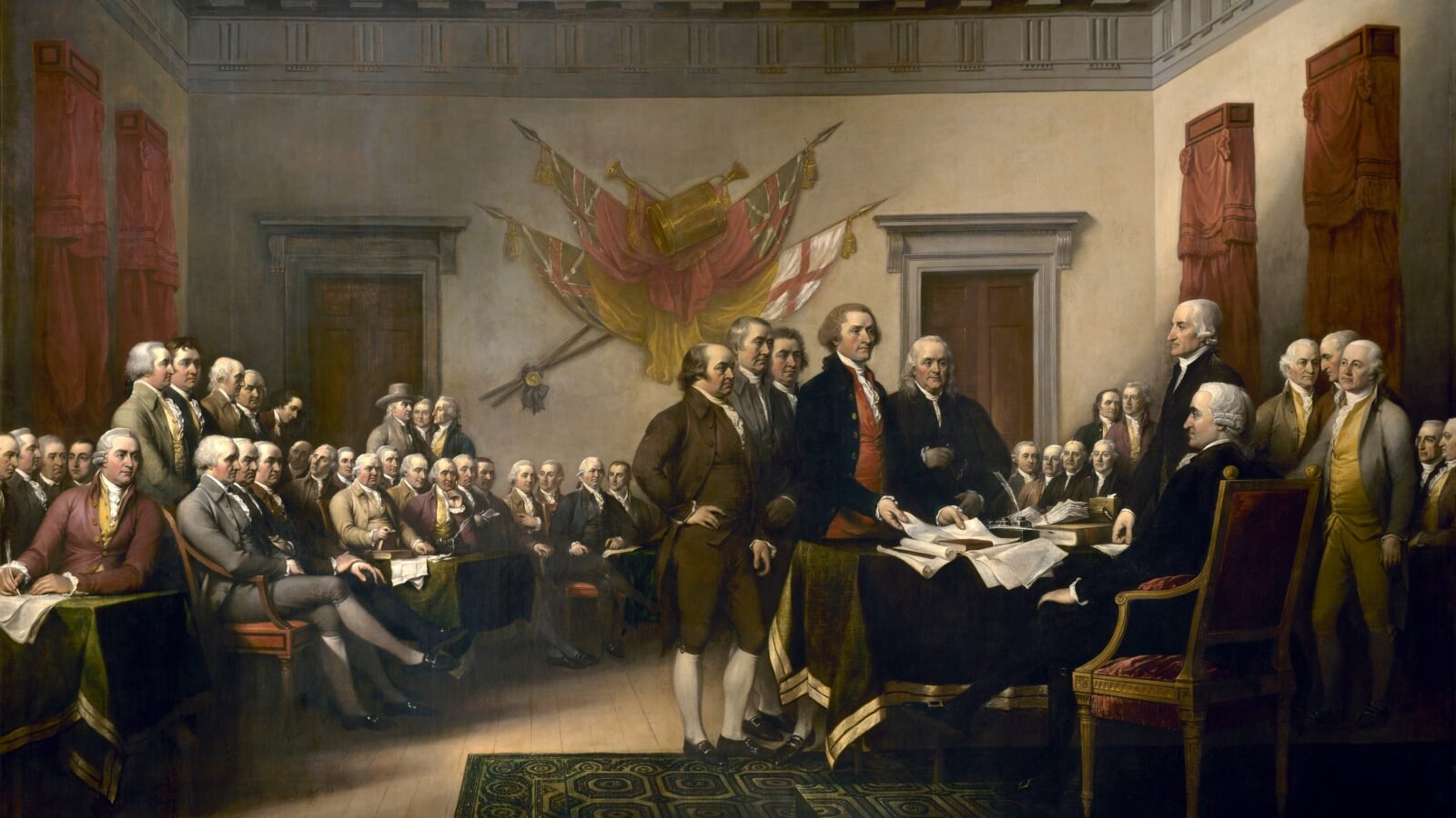 The Declaration of Independence 1819 by John Trumbull