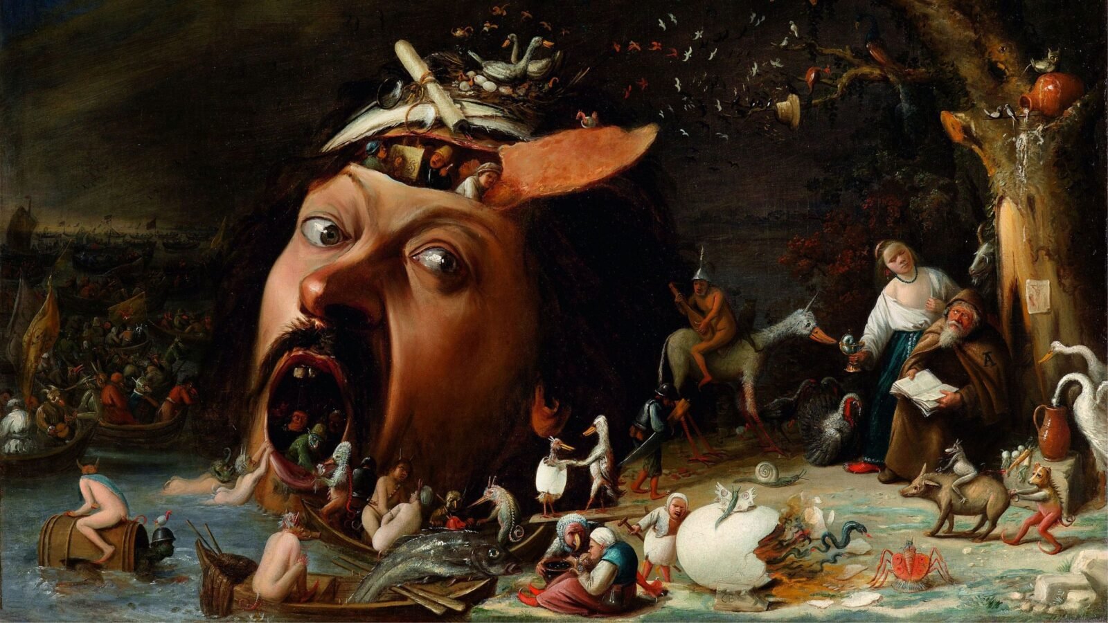 The Temptation of St Anthony 1650s by Joos van Craesbeeck