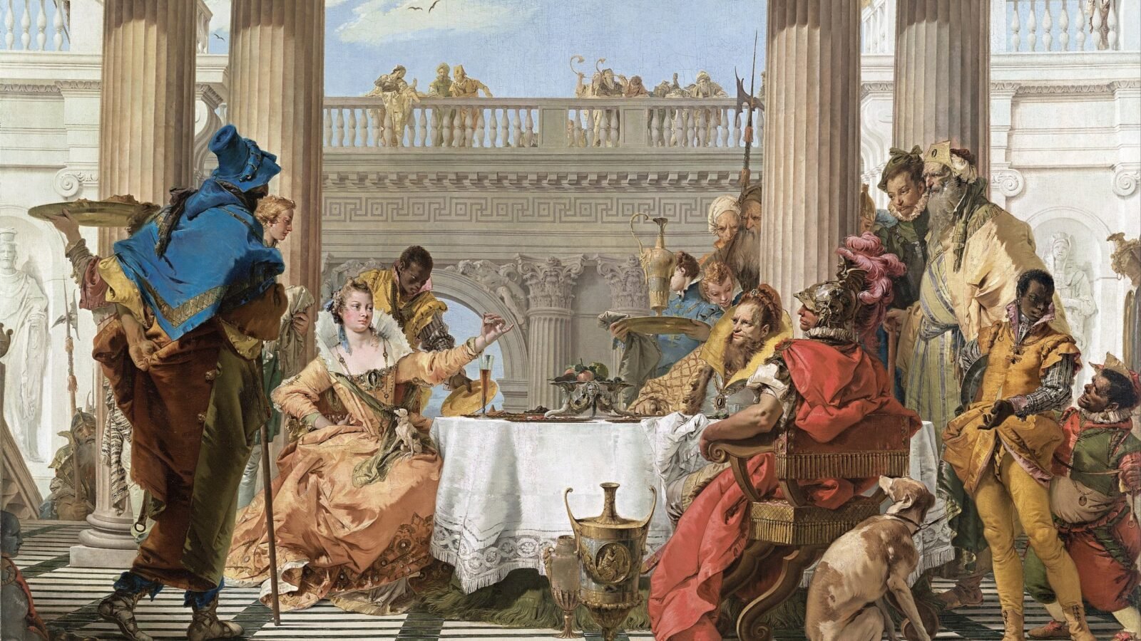 The Banquet of Cleopatra 1744 by Giambattista Tiepolo
