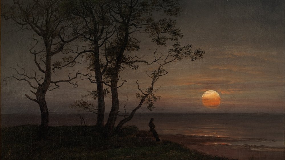 Man Meditating by the Sea 1820 Johan Christian Dahl