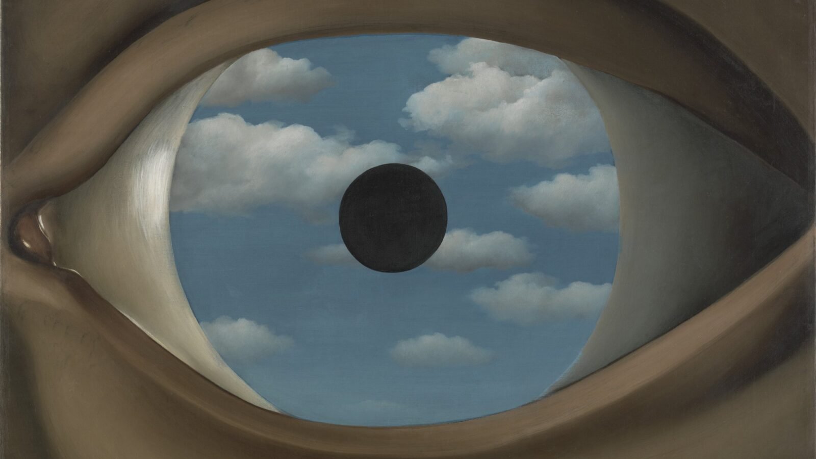 The False Mirror 1929 by René Magritte